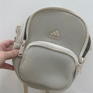 Adidas Off-White Mesh Mini Backpack